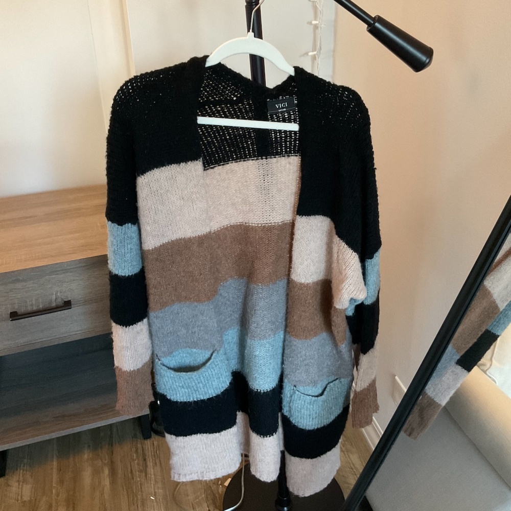 Vici Dolls Color Block Cardigan